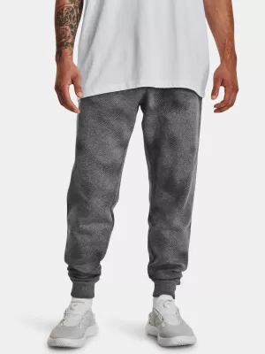 Pánske tepláky UNDER ARMOUR UA RIVAL FLEECE PRINTED JGRS 1379777-025 ŠEDÁ