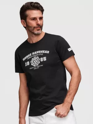 Pánske tričko OMBRE OM-TSPT-0269 BLACK