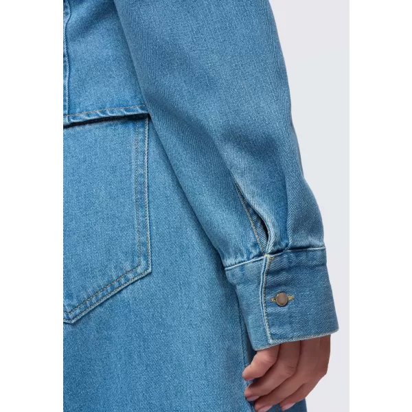  Dámska košeľa OMBRE OW-SH-E0070 BLUE 