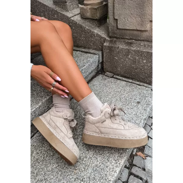  Dámske snehule BIG STAR SHOES UU274187 BEIGE 