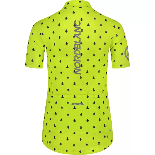  Dámsky cyklo dres NORDBLANC TREES NBSLF8085 ZELENÁ 
