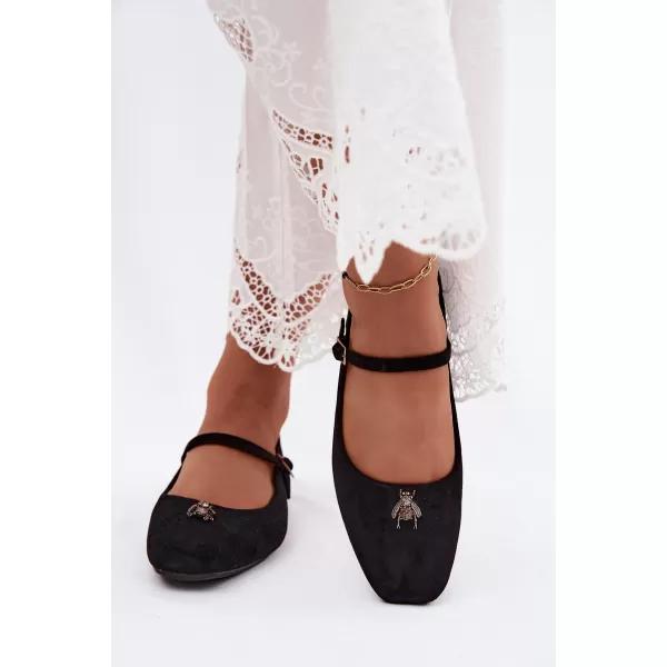  Dámske baleríny BOTO 6672 BLACK 