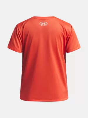 Dievčenské tričko UNDER ARMOUR TECH SSC 6005138-690 ČERVENÁ