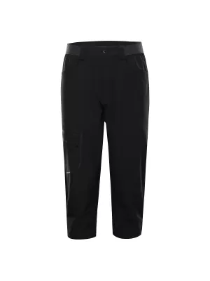 Pánske capri nohavice ALPINE PRO WEDER 2 BLACK