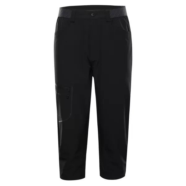  Pánske capri nohavice ALPINE PRO WEDER 2 BLACK 