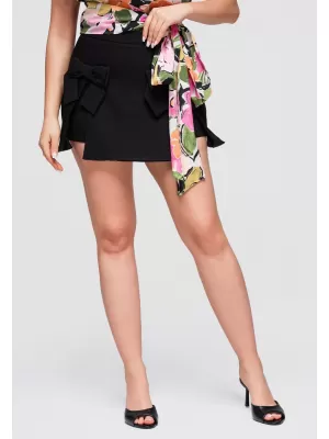 Dámske kraťasy OMBRE OW-ST-E0013 BLACK