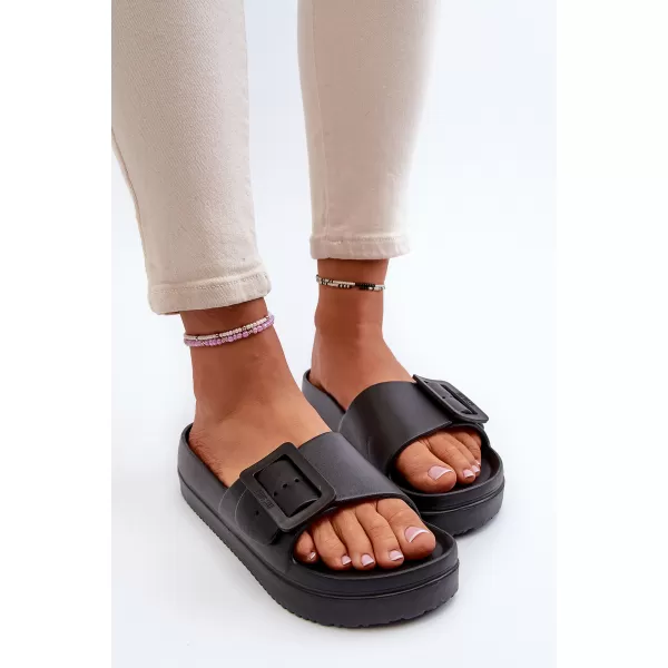  Dámske žabky BIG STAR SHOES NN274A662 BLACK 