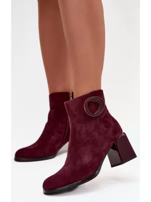 Dámske členkové topánky ARTIKER 57C0016 BORDO