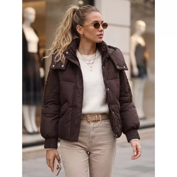  Dámska bunda DSTREET TY6039 HNEDÁ 