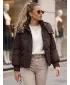 Dámska bunda DSTREET TY6039 HNEDÁ