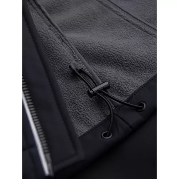  Pánska softshellová bunda OMBRE C581 BLACK 