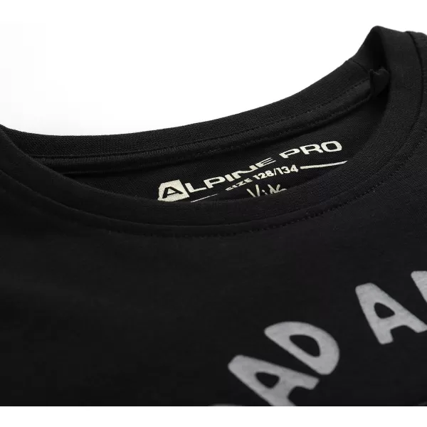  Detské tričko ALPINE PRO ECCO 2 BLACK VARIANT PD 