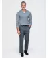 Pánske tričko s golierom OMBRE OM-POLS-0138 GREY