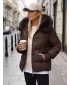 Dámska bunda DSTREET TY5894 HNEDÁ