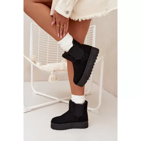 Dámske snehule BOTO 25BT26-9243 BLACK 