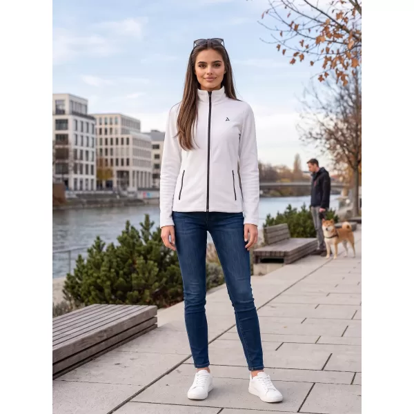  Dámska fleece mikina ALTISPORT ALW002852 BIELA 