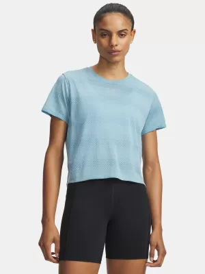 Dámske tričko UNDER ARMOUR VELOCITI SHORTSLEEVE 6009540-425 MODRÁ