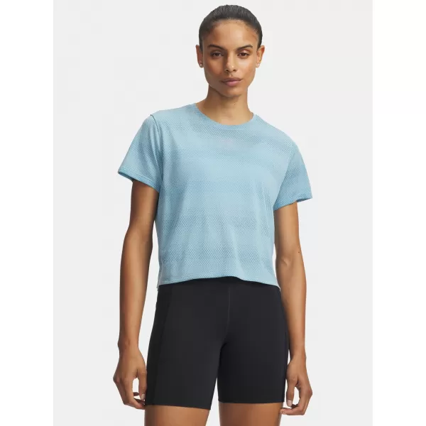  Dámske tričko UNDER ARMOUR VELOCITI SHORTSLEEVE 6009540-425 MODRÁ 