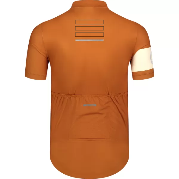  Pánsky cyklo dres NORDBLANC CAMEL NBSMF8079 HNEDÁ 