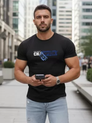 Pánske tričko DSTREET NX5017R ČIERNA