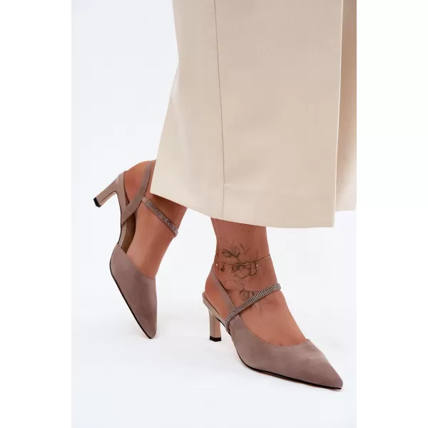  Dámske sandále D&A CR61-3048 BEIGE 