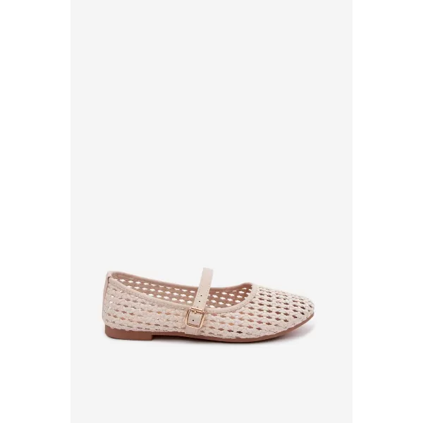  Dámske baleríny BOTO ZA76 BEIGE 