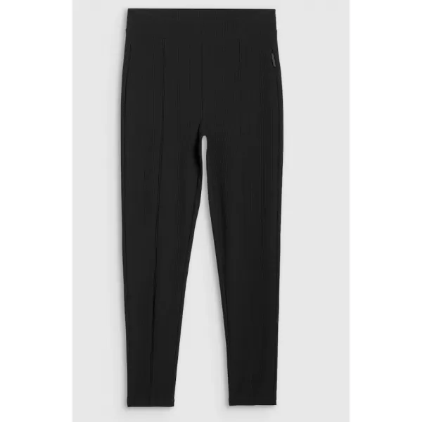  Dámske legíny 4F WAW25TTIGF237 DEEP BLACK 