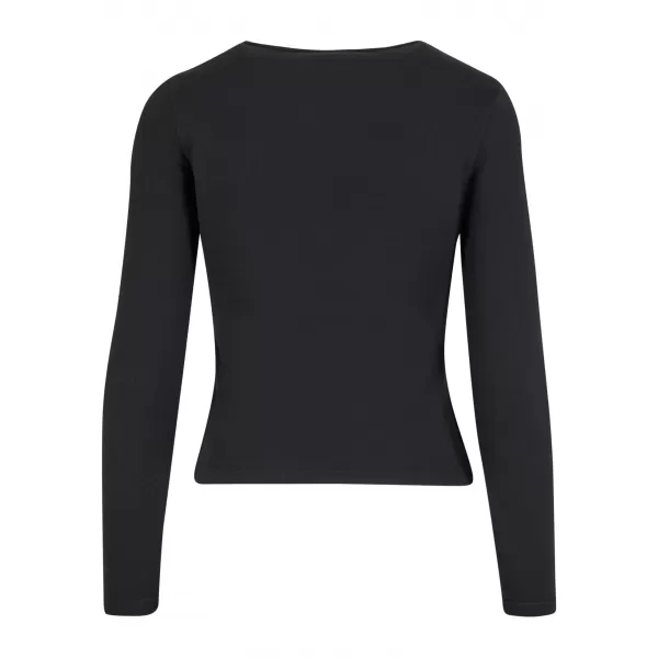  Dámske tričko URBAN CLASSICS TB7786 BLACK 
