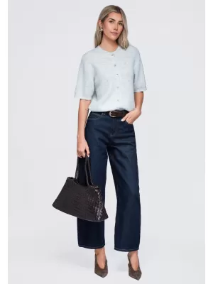 Dámska blúzka OMBRE OW-TS-E0091 GREY