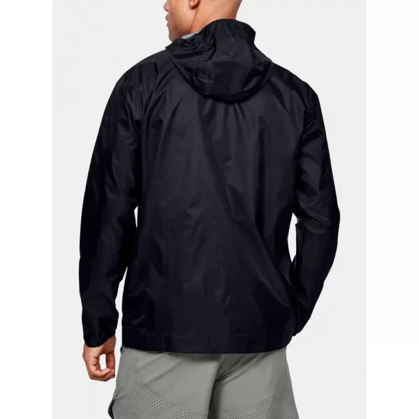  Pánska bunda UNDER ARMOUR CLOUDBURST STORM SHELL 1350950-001 ČIERNA 