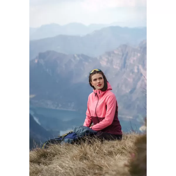  Dámska softshellová bunda NORDBLANC BLINK NBSSL8320 RUŽOVÁ 