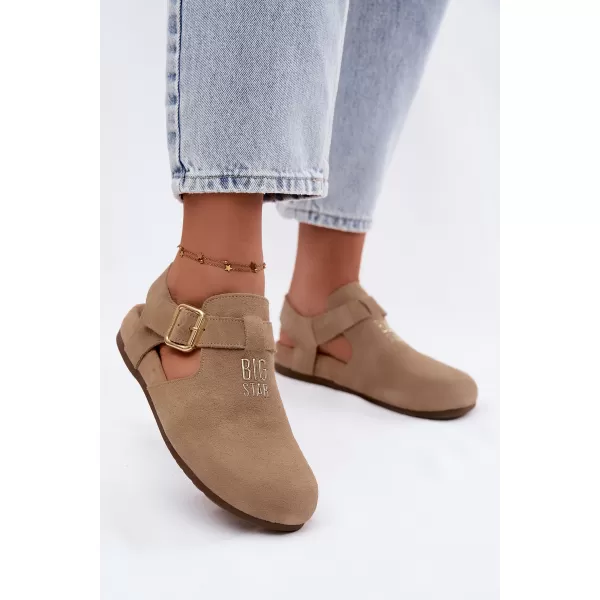 Dámske sandále BIG STAR SHOES TT274542 BEIGE 