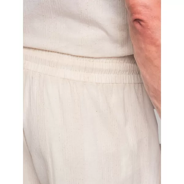  Pánske nohavice OMBRE OM-PACP-0312 CREAM 