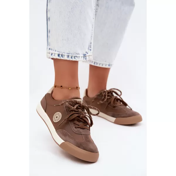  Dámske tenisky BIG STAR SHOES UU274002 BROWN/BEIGE 