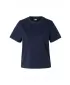 Dámske tričko URBAN CLASSICS TB8574-01641 MIDNIGHT NAVY