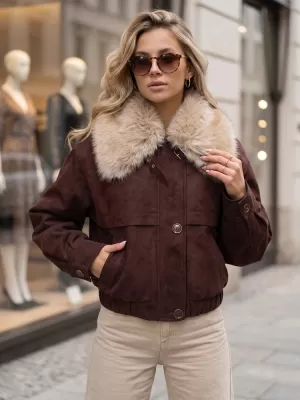 Dámska bunda DSTREET TY5696 BORDO