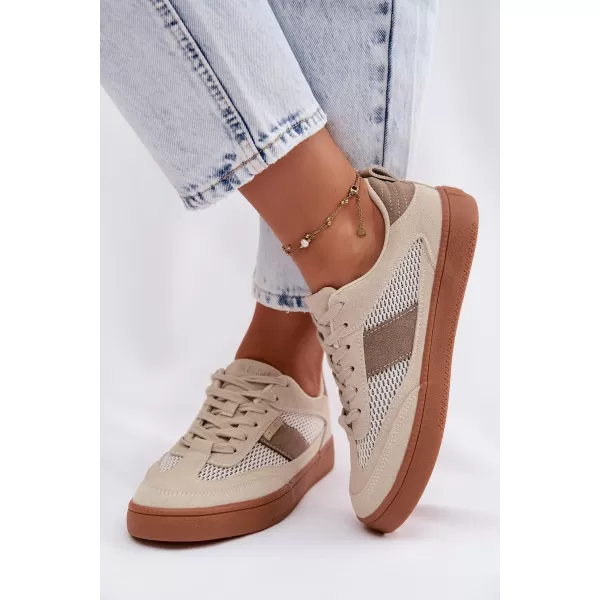  Dámske tenisky BIG STAR SHOES TT274759 BEIGE 