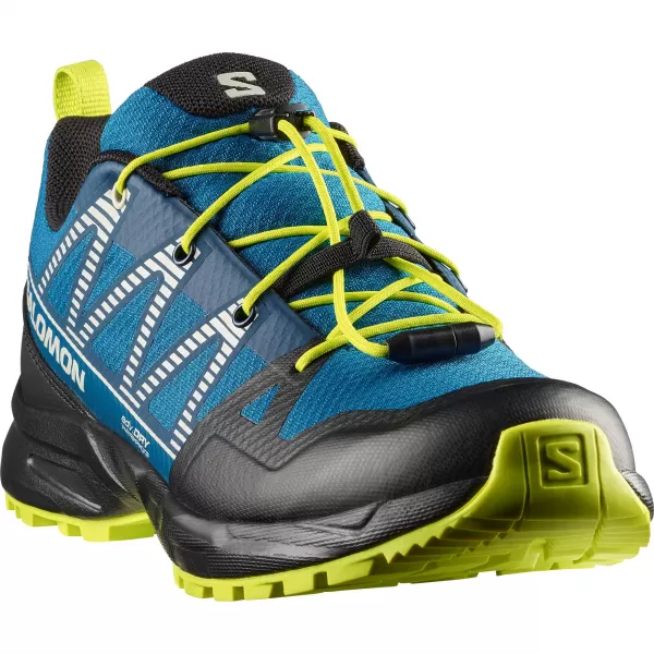  Detské topánky SALOMON OUTSCAPE WATERPROOF L49212500 MYKONOS BLUE/BLACK/ACID LIME 