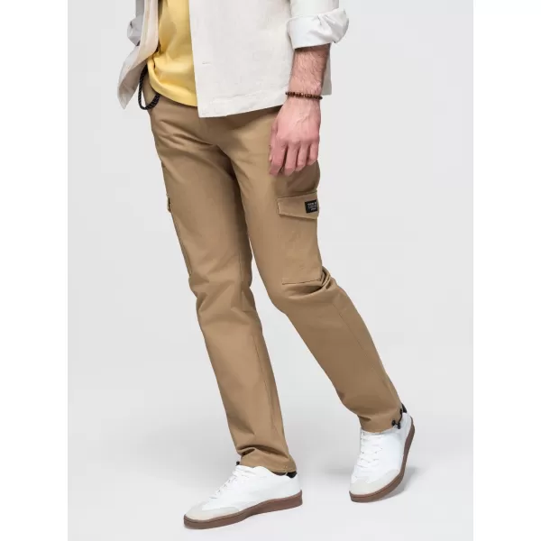  Pánske nohavice OMBRE P1526 LIGHT BROWN 