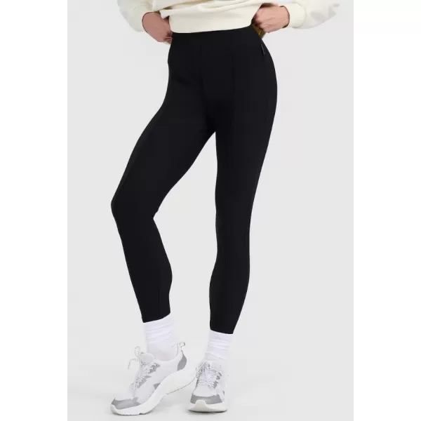  Dámske legíny 4F WAW25TTIGF237 DEEP BLACK 