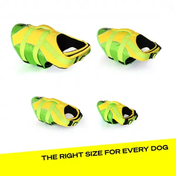  Vesta plávacia RESTUBE pro psy GREEN/YELLOW 
