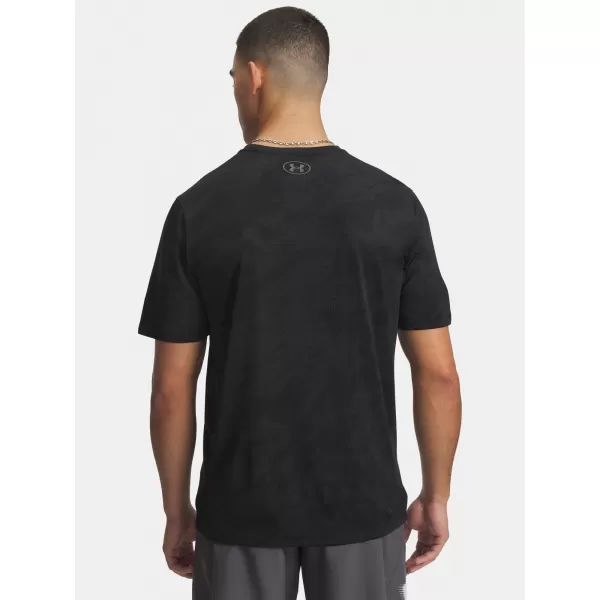  Pánske tričko UNDER ARMOUR TECH VENT JCQRD SS 1390047-001 ČIERNA 