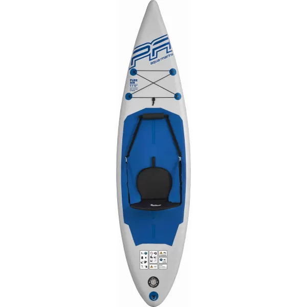  Paddleboard AQUA MARINA Pure Air Combo 11 - 2022 MODRÁ/SIVÁ 