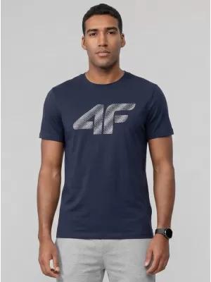 Pánske tričko 4F WMM00TTSHM3342 NAVY