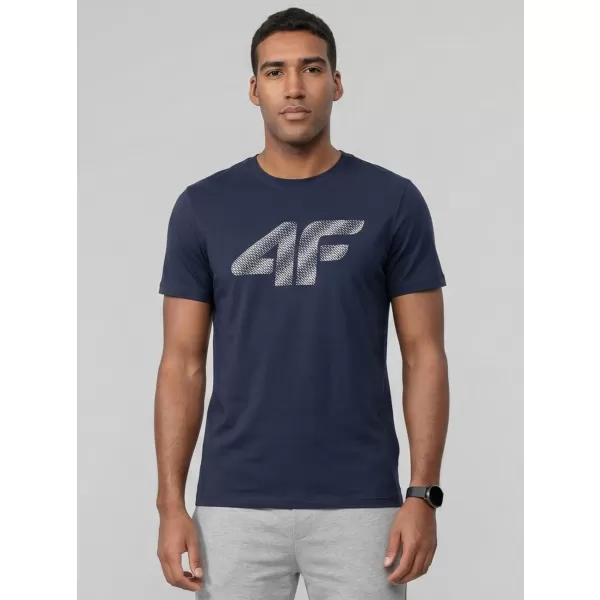  Pánske tričko 4F WMM00TTSHM3342 NAVY 
