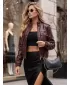 Dámska bunda DSTREET TY5873 BORDO