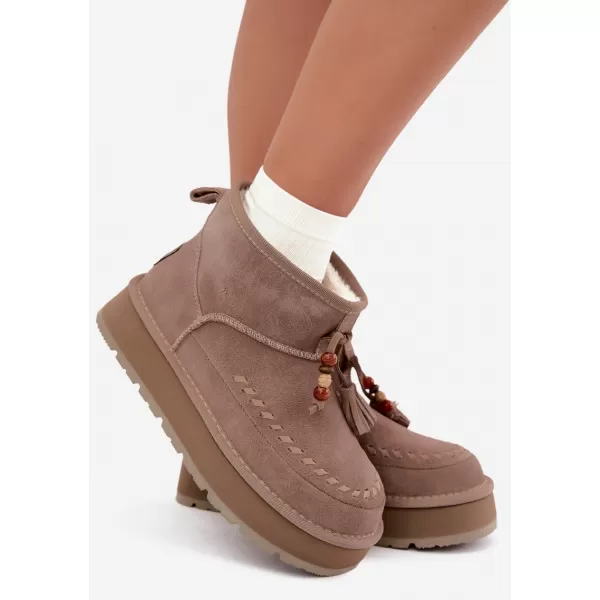  Dámske topánky BIG STAR SHOES UU274679 BEIGE 
