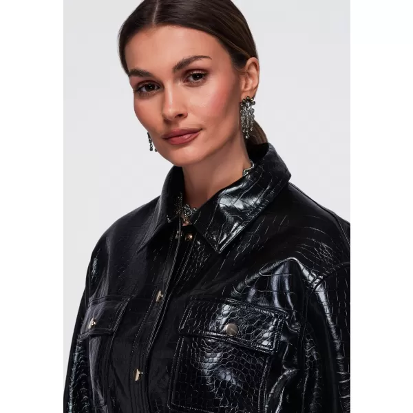  Dámska bunda OMBRE OW-JAFL-0141 BLACK 