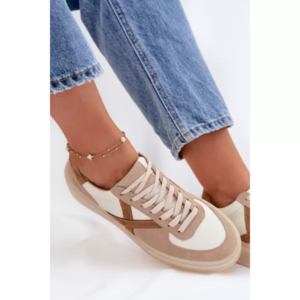  Dámske tenisky ZAZOO N1108S5/725/1098/771 BEIGE 