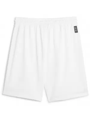 Pánske kraťasy PUMA HOOPS TEAM PRACTICE SHORT 676641-02 PUMA WHITE